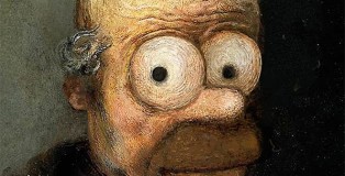 David Barton - Homer Simpson Rembrandt