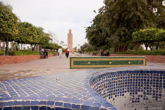  Street installations, Faded Grandeur, Marrakech, Morocco 