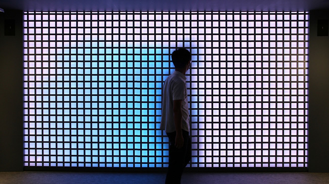 Color Kinetics Interactive LED facade