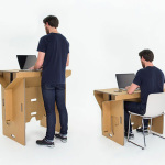 Refold – Recyclable Cardboard Standing Desk