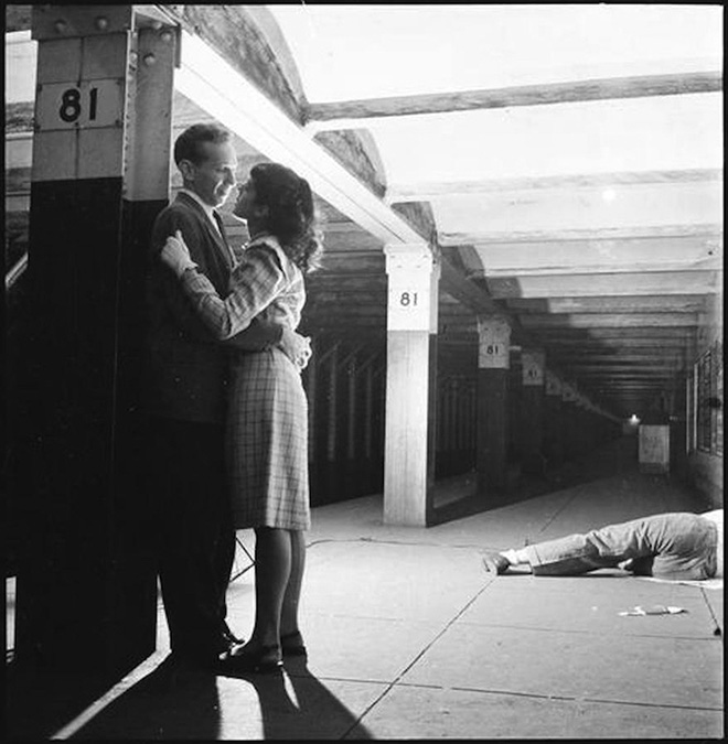 The New York subway,  by Stanley Kubrick