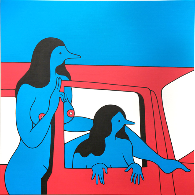 Parra, Get Out of the Car Please, 2014, Yer So Bad - Jonathan LeVine Gallery