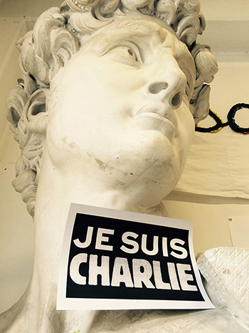 Charlie Hebdo - Academy of Fine Arts in Ravenna