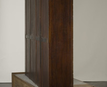 Doris Salcedo - Untitled, 2008. Wooden armoire, wooden cabinet, concrete, and steel, 86 5/8 x 95 1/4 x 40 in. (220 x 242 x 102 cm). Collection Museum of Contemporary Art Chicago, gift of Katharine S. Schamberg by exchange, 2008.20. Reproduced courtesy of the artist; Alexander and Bonin, New York; and White Cube, London.