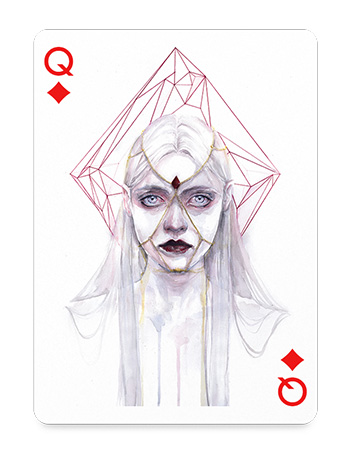 Queen of Diamonds by agnes-cecile from Italy