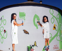 Neve - Street art, Crotone - Murale realizzato per ENI Syndial. image courtesy of: neveart.com