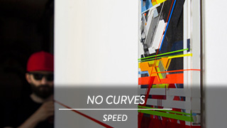 NO CURVES - Speed, mostra temporanea di Tape Art