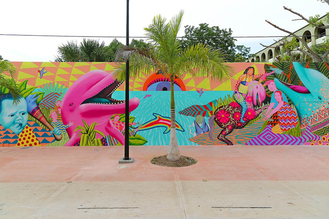 Aaron Glasson - Murals for Oceans, photo by tre packard 
