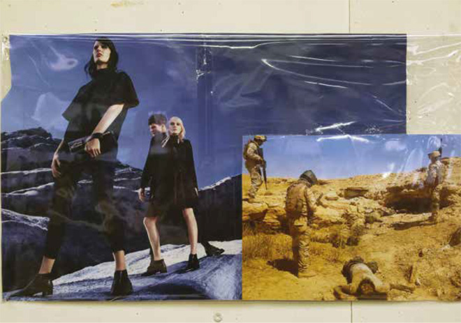 Thomas Hirschhorn - Collage-Truth 33B, 2012-15 Studio view 58 x 32 cm Courtesy the artist