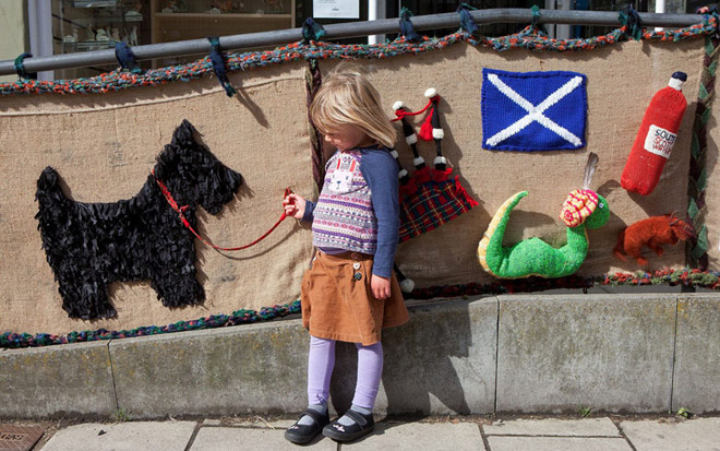 Grace Brett - Yarn Bombing