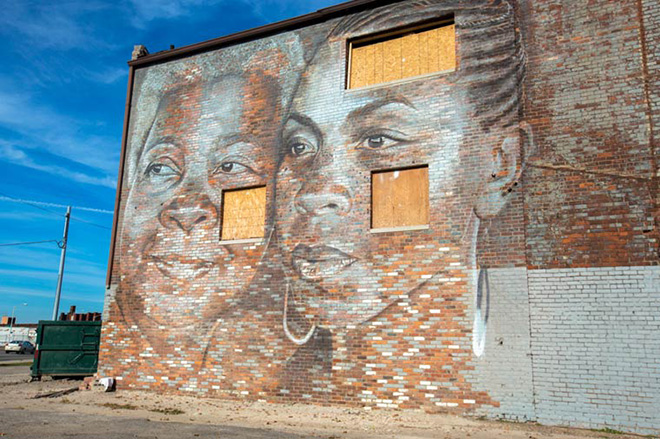 Rone - Murals in the Market, Detroit street art festival