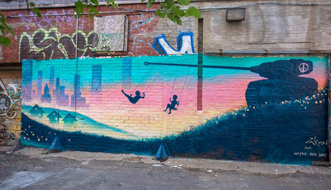Ron Zakrin - Murals in the Market, Detroit street art festival