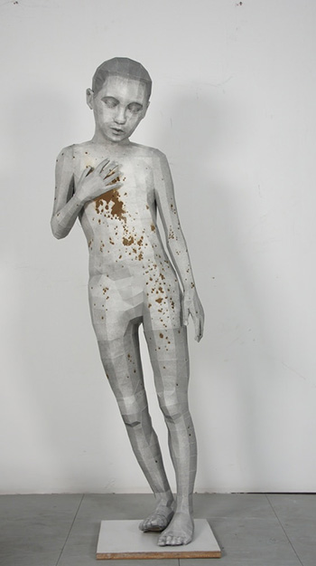 Ann Hoi - The Ritual, 2012, paper sculpture