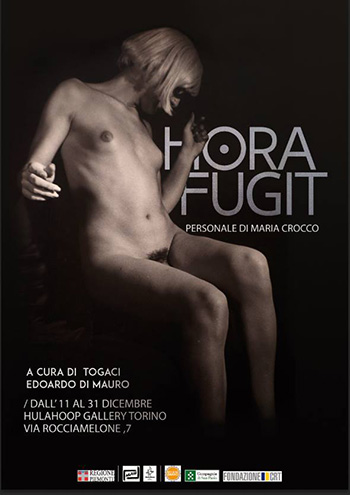 Maria Crocco - Hora fugit, HulaHoop Gallery Torino  sede del Museo d'Arte Urbana