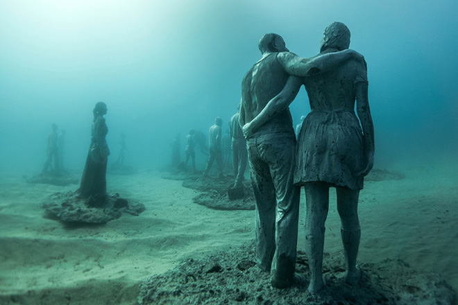 Jason deCaires Taylor - The Rubicon, 14m Museo Atlantico, Lanzarote, Spain