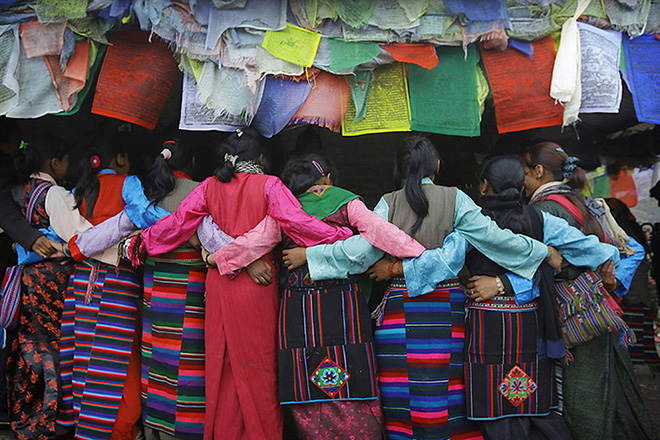 ©Timothy Allen - Full moon celebrations at Gosaikunda Lake in the Nepali Himalaya