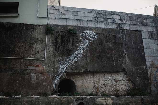 Pejac - Brain drain, Rijeka, Croatia, 2016