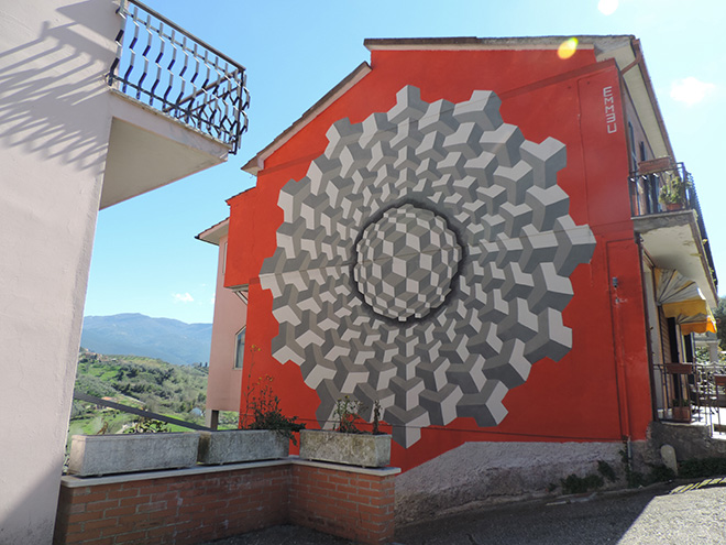 Emmeu - Mural in Selci, (Rieti)