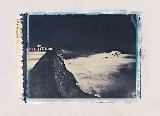 Fabrizio Ceccardi - Senza titolo, serie CE CÔTÉ L’AVANT DE L’OBJECTIF, 1992, Polaroid transfer e acquerelli su carte Fabriano - Arches