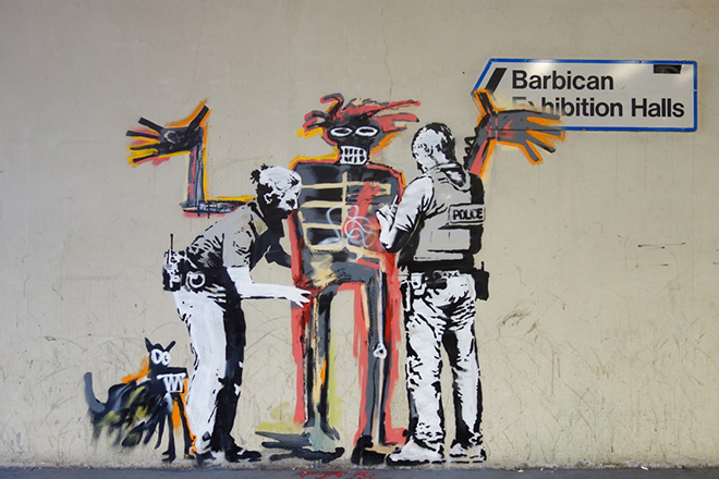 Banksy – Tributo a Basquiat