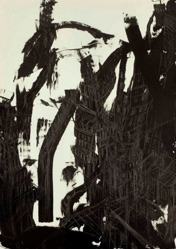 Federico Guerri - senza titolo, 2011, inchiostro su carta, cm.100x70