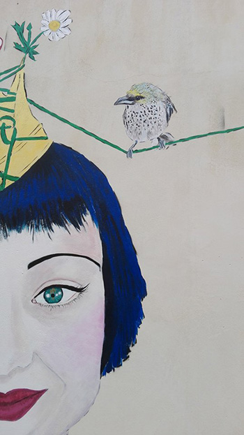 Badia Lost and Found - Lentini: arte e rigenerazione urbana. Mural by Lorena Fisicaro