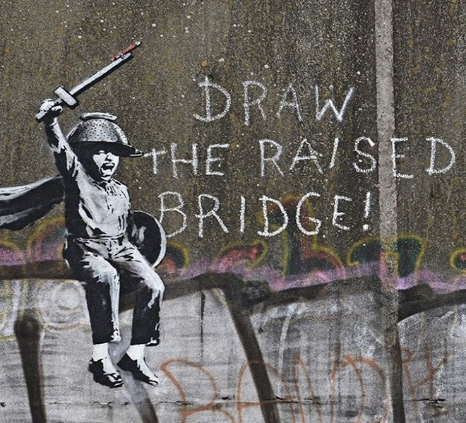 Banksy – Draw the Raised Bridge