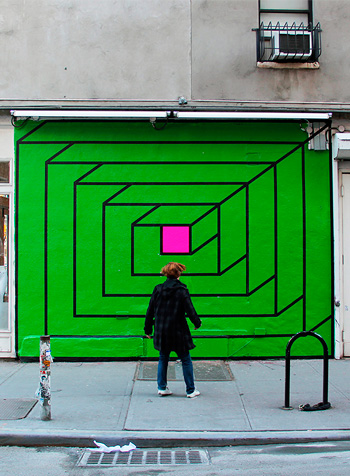 Aakash Nihalani - Portal, 2013. ©Aakash Nihalani. Courtesy the artist and Wunderkammern Gallery