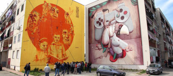 Parco dei Murales - Napoli, Ponticelli: street art in periferia. photo credit: Paolo Rotondo fotografo