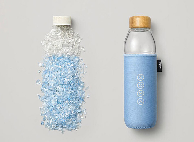 SOMA x Parley - Bottle with Ocean Plastic Sleeve