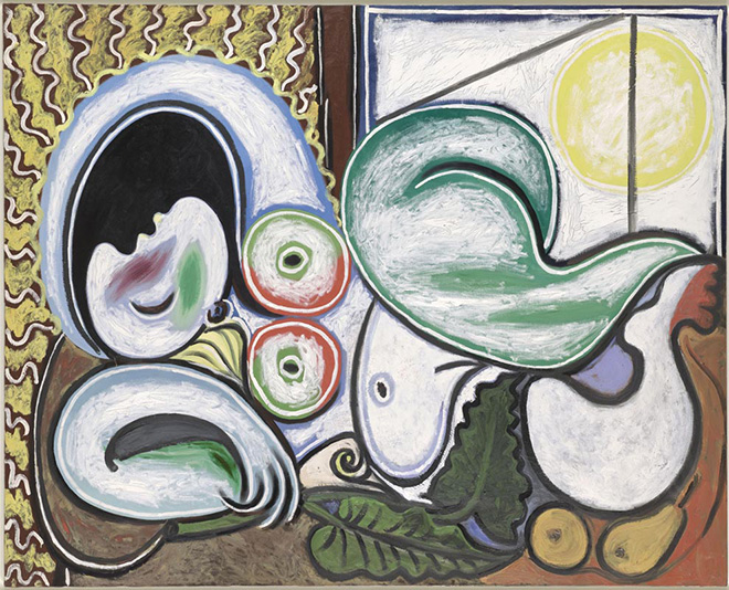 Pablo Picasso - Nudo sdraiato, 1932, olio su tela, 130x161,7 cm. Paris, Musée National Picasso. Credito fotografico:© RMN-Grand Palais (Musée national Picasso-Paris) /Adrien Didierjean/ dist. Alinari. ©Succession Picasso, by SIAE 2018