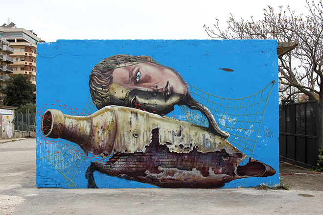 Alessandra Senso - Vedo a colori, street art nel porto di Civitanova Marche