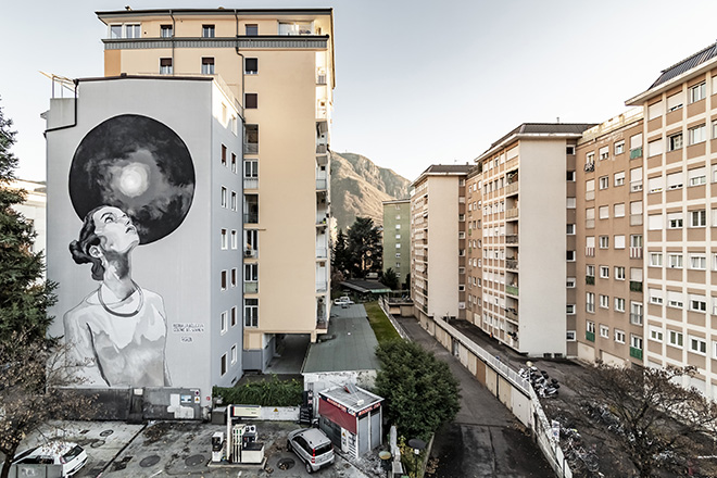Egeon – “Ricorda la Bellezza”, murale a Bolzano