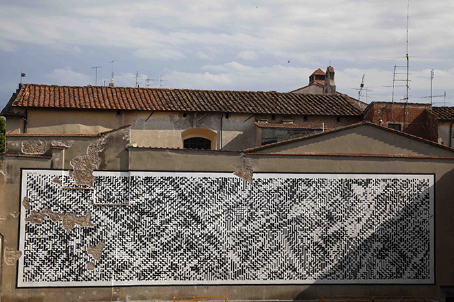 Sten Lex - Paesaggio Urbano III, Stencil Poster, Arezzo, 2015
