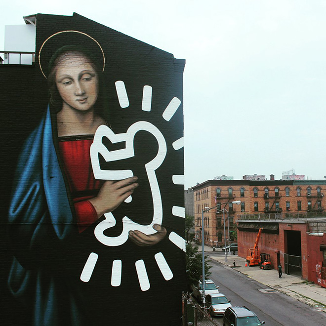 Owen Dippie - The Radiant Madonna, Brooklyn, New York. photo courtesy of: @thebushwickcollective