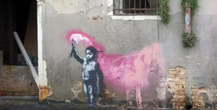 Banksy - Graffiti a Venezia. photo credit ©Lapo Simeoni (Artribune)
