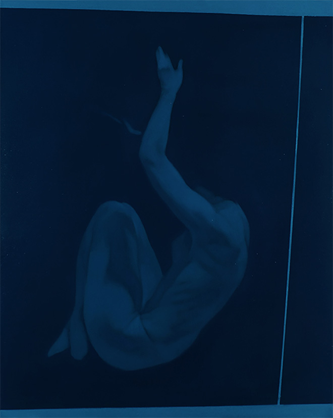 Simone Geraci - Fall, olio su tela, 100 x 80 cm, 2019