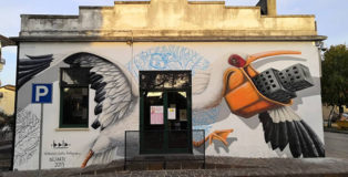 Alessio Bolognesi - Murale, Corbola (Ro), DeltArte il delta della creatività