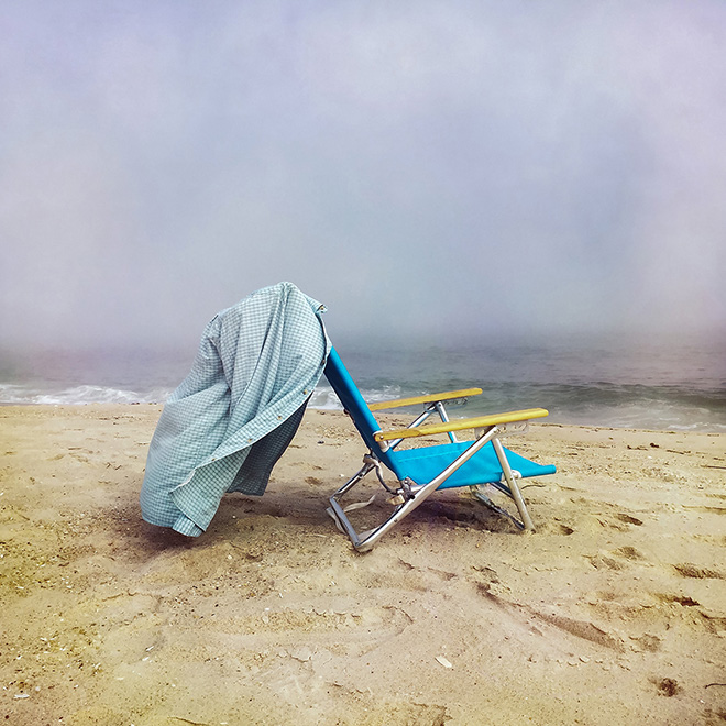 Danielle Moir, USA - Beach Chair, Location: Westhampton Beach, New York Shot on iPhone 6. First Place - Other.  © IPPAWARDS - 2020 Winners