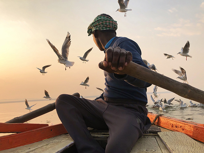 Kristian Cruz, USA - Free from the Past, Location: Varanasi, India Shot on iPhone X.  First Place - Travel. © IPPAWARDS - 2020 Winners
