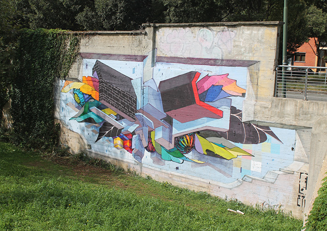 ETNIK - Untitled, murale a Torino, 2020