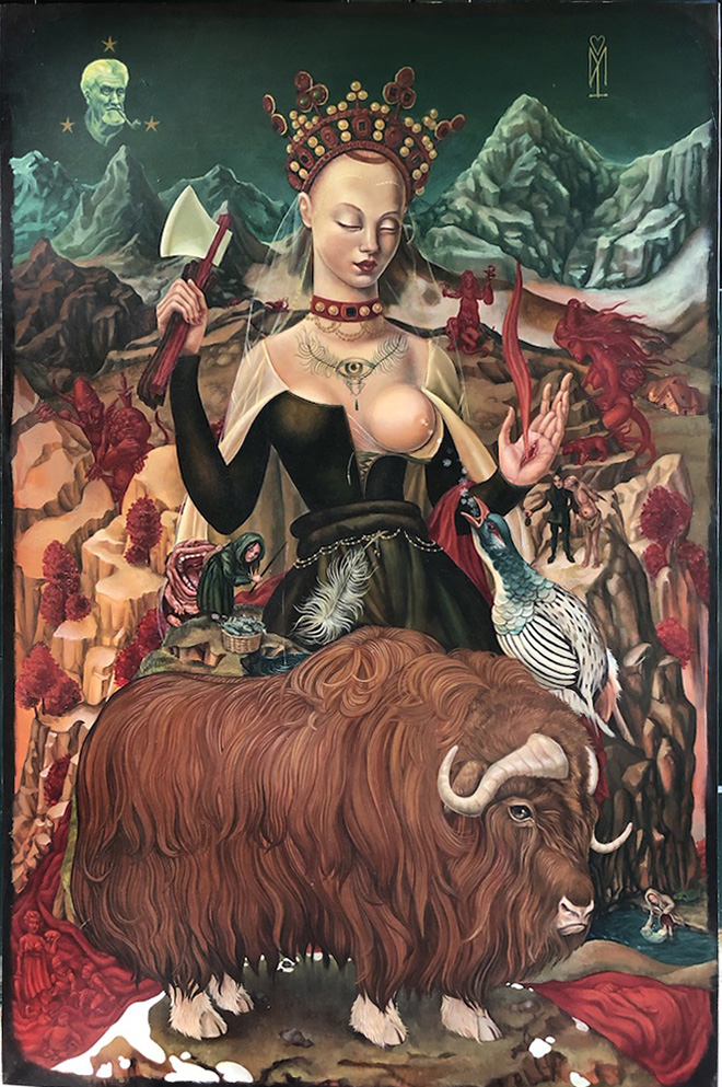 Morg Armeni - Himalayan Goddess, 100x150