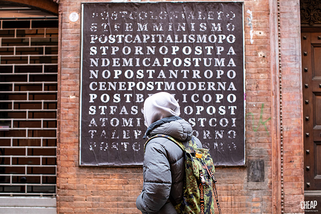 CHEAP - POST, Call for artist, via san Felice, Bologna. photo credit: Margherita Caprili