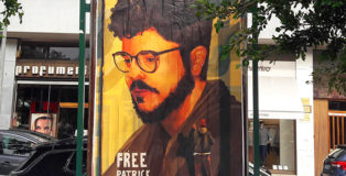 Free Patrick Zaki, prisoner of conscience - Poster For Tomorrow 2021, installation view, Lecce (Piazza Mazzini)