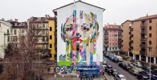 Orticanoodles - Murale, via Borsieri 5, quartiere Isola, Milano, 2021