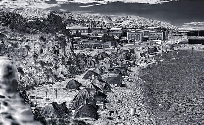 © Richard Mosse - Souda Camp, Chios Island, Greece, 2017. MOCAK Collection, Krakow