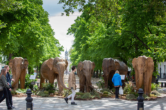 CoExistence - Public art in London, photo credit: Jonathan Clifford