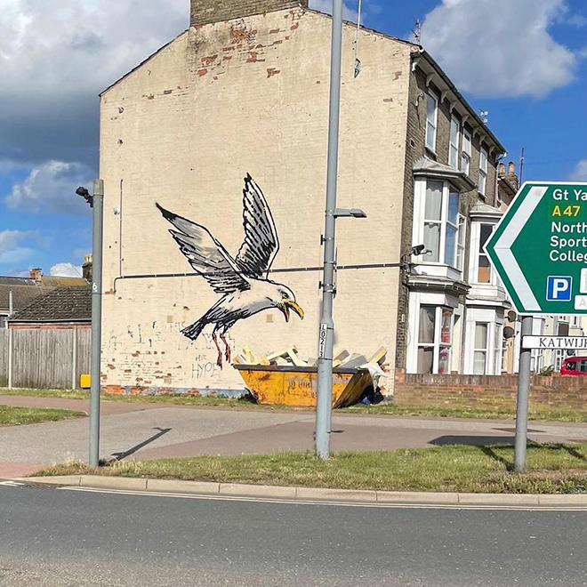 Banksy - Stencil, Gorleston, UK