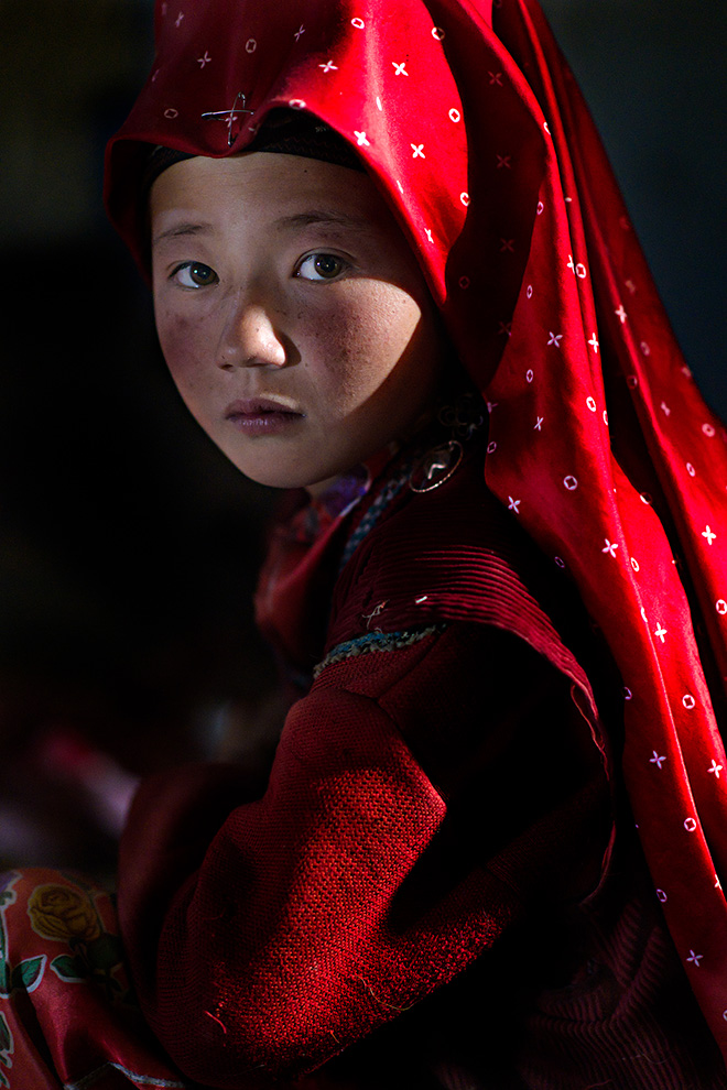 Nicola Ducati (Italy) - Title: Red Girl With Turban. Series: My Red Pamir. AAP Magazine #20 TRAVELS