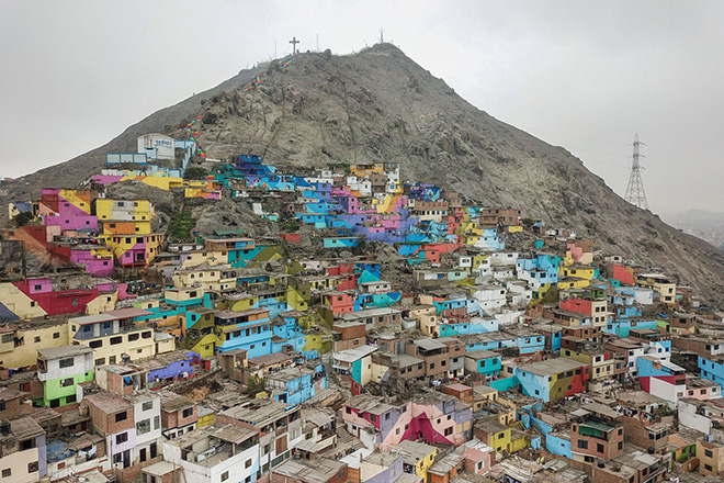 San Cristóbal, Lima – Il murales più grande dell’America latina